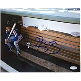 Darryl Strawberry New York Mets - On The Bench - Autographed 8x10 Photograph