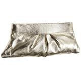 Lauren Merkin Eve Metallic Lambskin Hinged Fra