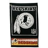 Washington Redskins Black Woven Jacquard Golf Towel