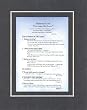 Collection of Biblical Verses on Shattered Lives - Overcoming Life's Losses on 11 x 14 nches Double Beveled Matting