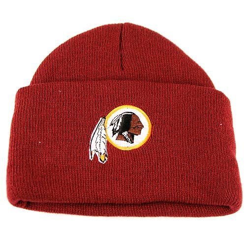 Washington Redskins Cuffed Knit Hat (Burgundy)