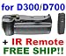 Vertical Battery Grip+ir Remote for Nikon D300 D700 SLR
