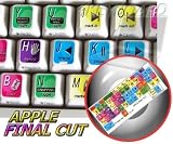 APPLE FINAL CUT KEYBOARD STICKERS