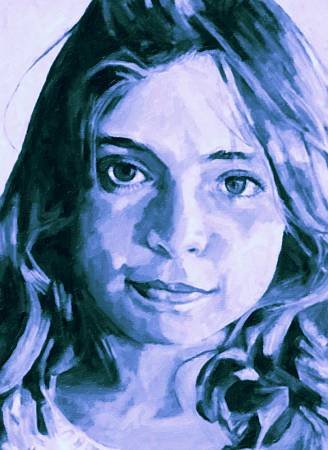 Custom Order #NV-4FF, Oil on Canvas, Custom Painting of The Person You Love, For 1 Person of Customer's Choice, Style: Expressionism, with Signature Text
