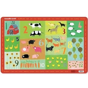 CROCODILE CREEK Placemat - Barnyard 123