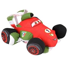Disney Pixar Cars 2 Francesco Bernoulli Plush Crash 'Ems (makes sounds when crashed)