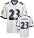 Willis McGahee Jersey: Reebok White Replica #23 Baltimore Ravens Jersey - Large