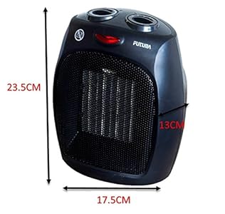 Futura 1500W/750W PTC Ceramic Electric free standing Fan Heater for cheap