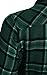 Women's Classic Collar Button Down Long Sleeve Lightweight Plaid Flannel Shirt