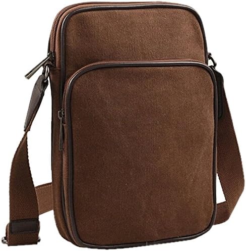 Newvine Multicolor Mini Men Simple Shoulder Bag 3 Color Bag (Brown)
