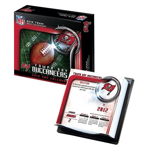 Turner Tampa Bay Buccaneers 2012 Box Calendar