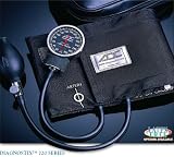 ADC Diagnostix 720 Series Aneroid Sphygmomanomter Latex-Black