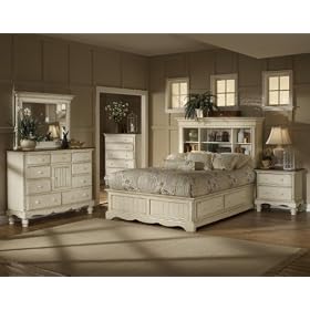 Wilshire Bookcase Bed w Storage 5 Piece Bedroom Set - King by Hillsdale Furniture