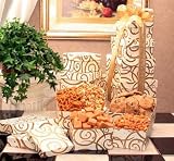 Gourmet Treats and Snacks Tower in Gold Swirl Gift Boxes