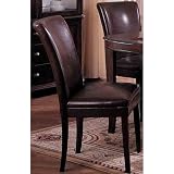 Brown Parson Dining Chair CO-4077BRN (Set of 2)