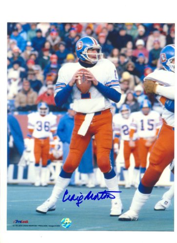 Craig Morton Autographed Denver Broncos 8x10 Photo