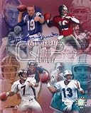 Johnny Unitas Autographed Baltimore Colts 8x10 Photo (with Dan Marino, Joe Montana, and John Elway)