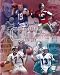 Johnny Unitas Autographed Baltimore Colts 8x10 Photo (with Dan Marino, Joe Montana, and John Elway)