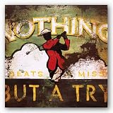 Nothing But A Try by Rodney White 24x24 Art Print Poster African-American