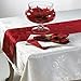 Fennco Styles Royal De Noel Holiday Design Jacquard Rectangular Tablecloth. One Piece. (70