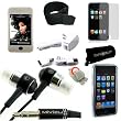 Bundle Kit for Apple iPod Touch iTouch 2G 3G 8GB 16GB 32GB 64GB home, car charger, screen protector, silicone skin, leather case, FM Transmitter 2nd 3rd Gen