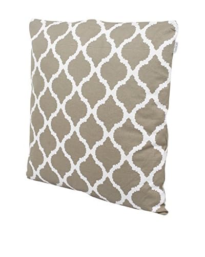 Glam Home Cuscino Amir Tortora/Bianco