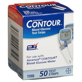 Bayer Contour Mail Order Test Strips, 50 CT