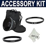 Essential Kit For Nikon Coolpix L120 Camera, Including: 58MM 0.43X Wide Ang ....