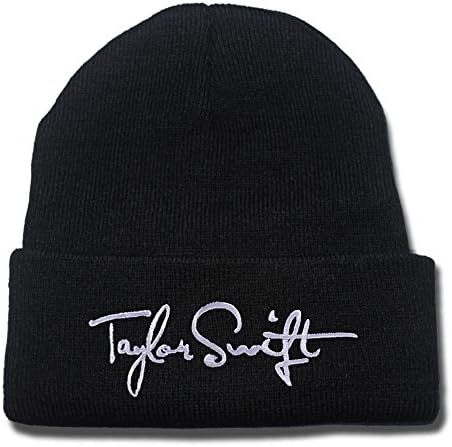 JIUWEI Taylor Swift Logo Beanie Fashion Unisex Embroidery Beanies Skullies Knitted Hats Skull Caps