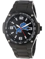 Game Time Unisex NFL-WAR-DET Warrior Detroit Lions Analog 3-Hand Watch