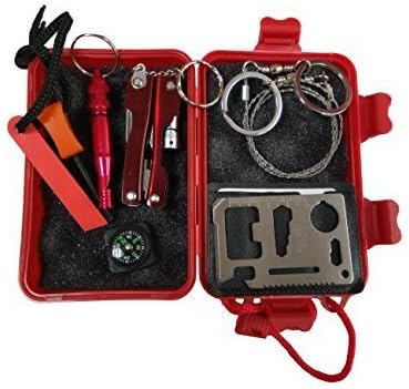 Wilker Survival Kit Emergency SOS Survive Tool Pack for Camping Hiking Hunting Biking Climbing Traveling and Emergency by Wilker