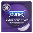Durex Extra Sensitive Lubricated Condoms, 24-Count Boxes (Pack of 2)