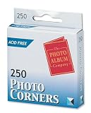 Photo Album Company Photo Corners Self-Adhesive Vinyl Clear Ref PC2500 [Pack 250]