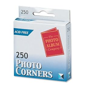 Photo Album Company Photo Corners Self-Adhesive Vinyl Clear Ref PC2500 [Pack 250]