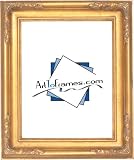 2-1/2 Mirror with Gold Leaf Frame