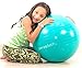 Pavandeep Exercise Ball Chair, BPA Free (Aqua Teal, XS 45cm)