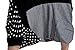 ELLAZHU Women Baggy Patchwork Genie Pants Harem Trouser GY09 Black