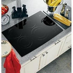 GE Profile : PP950BMBB 30in Electric Cooktop - Black on Black