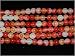 Natural Red and White Striped Agate - 6mm - 16 Strand