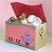 Little Girl Tea Set Wooden Toy Box