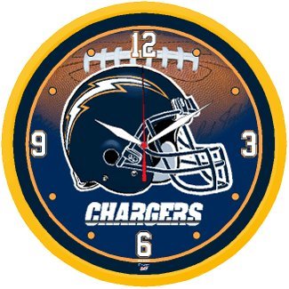 San Diego Chargers Clock