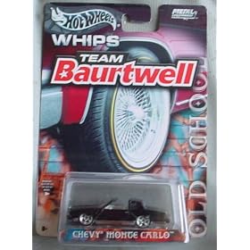 Hot Wheels Team Baurtwell WHIPS Old School Chevy Monte Carlo BLACK Hot Wheels Team Baurtwell WHIPS Old School Chevy Monte Carlo BLACK