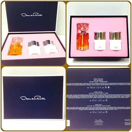 OSCAR ESPIRIT by Oscar De La Renta 3.3 oz EDP 3 Piece NEW Gift Set for Women