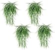 FOUR 27" Artificial Wild Grass Hanging Bushes