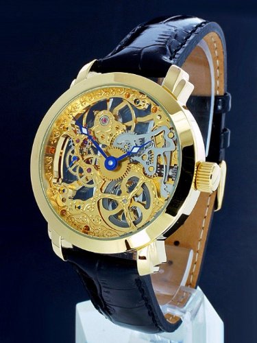 M. Johansson Mechanical Hand Winding Full Skeleton Men's Watch NikalaLGG3