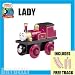 Lady with Free Track from Thomas the Tank Engine and Friends Wooden Railway Train System