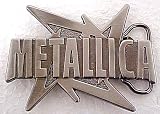 Metallica Ninja Star Logo Belt Buckle - Matte Finish