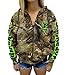 BuckedUp Zipper Hoodie Realtree APG Camo with Logo