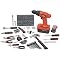 Black & Decker 133-pc. 18V Home Project Kit
