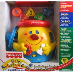 Fisher Price - Cookie Shape Surprise w Music, Sounds and Lights - Baby Smartronics! (2001... by Fisher Price Baby Smartronics%21 Cookie Shape Surprise